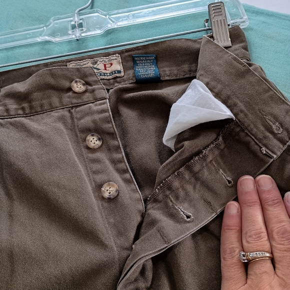 Vtg EXP Express High Rise Cargo Pants - Picture 6 of 7